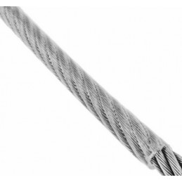 CABLE ACERO 1MT 1/4  6MM...